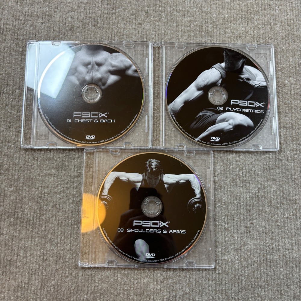 Beachbody P90X Extreme Home Fitness‎ 10 DVD Workout Set Tony Horton Exercise